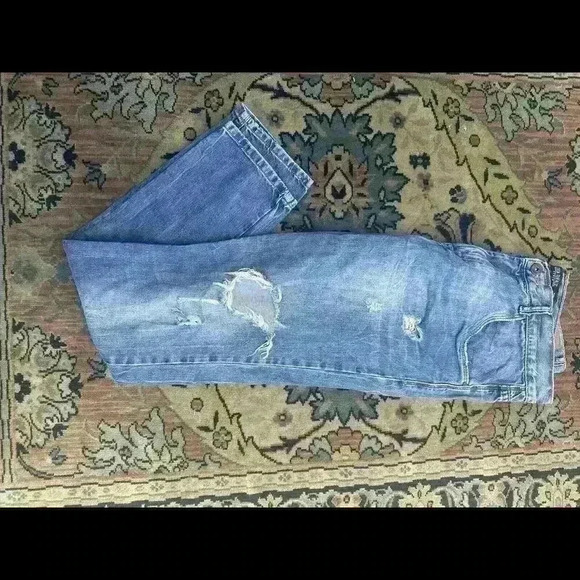 Zara Trafaluc Distressed Denim Jeans - Size 06 - Picture 4 of 4